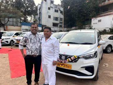 Brand-new KP Travels Ertiga cars for Pune to Mumbai daily cab service