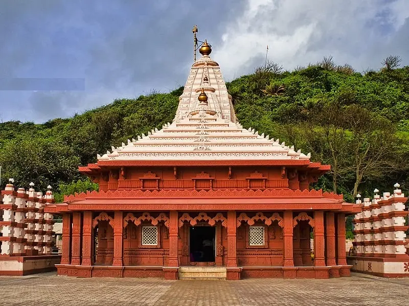 Konkan coastline and Arabian Sea shore representing the Ganpatipule beach temple leg of the KP Travels tour from Pune
