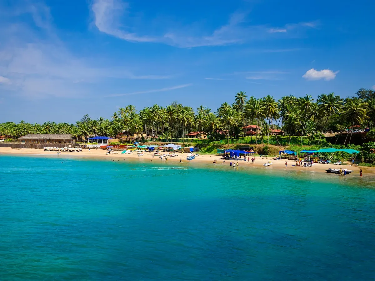 Goa beach coastline on the KP Travels Goa Tour coastal road trip from Pune
