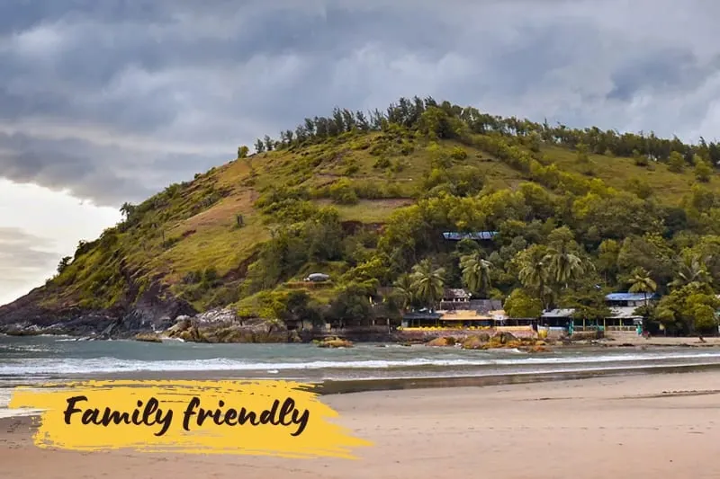 Arabian Sea coastline on the coastal Karnataka route from Pune