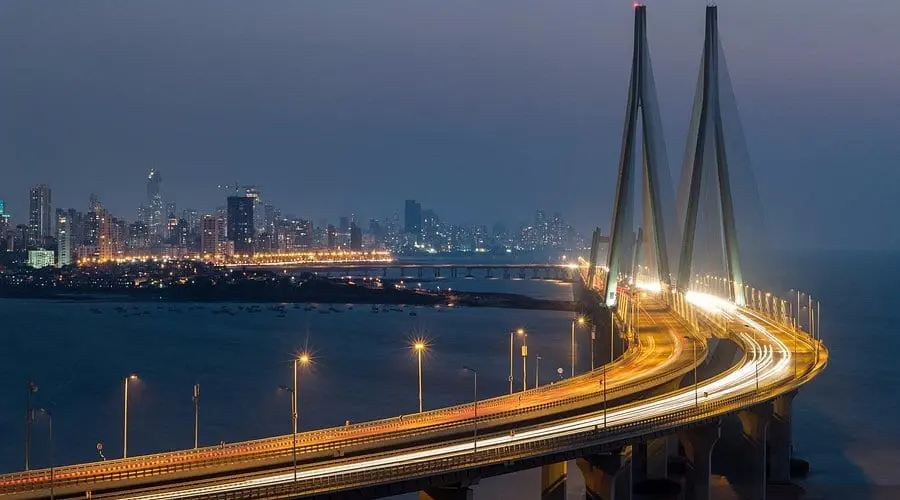 Mumbai waterfront along Marine Drive, the second halt on the KP Travels city sightseeing loop